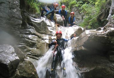 Attività sul torrente.
