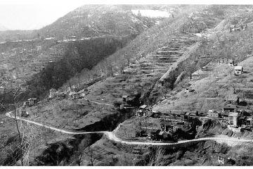 Panoramica della strada della Colma anno 1965 circa