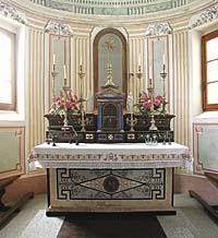 Interno dell'Oratorio di Sant'Anna